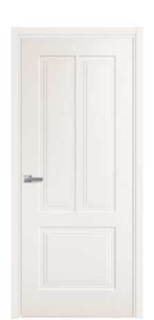 Дверь межкомнатная Paulo 2 Цвет Молочный Покрытие Эмаль  Наличник L 50 Цена 40475