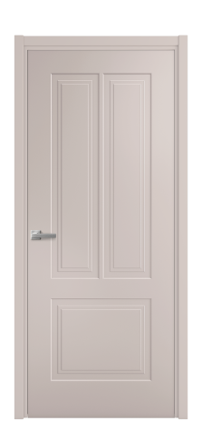 Дверь межкомнатная Paulo 2 Цвет Пудра Покрытие Эмаль  Наличник L 50 Цена 40475