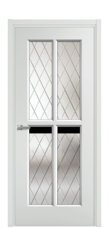 Дверь межкомнатная Paulo 3 Цвет Облачный Покрытие Эмаль  Наличник L 50 Цена 42765