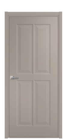 Дверь межкомнатная Паола 3 Цвет Какао Покрытие Эмаль  Наличник L 50 Цена 40475