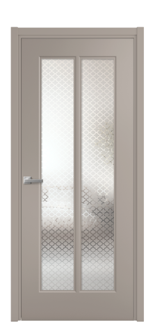 Дверь межкомнатная Paulo 4 Цвет Какао Покрытие Эмаль  Наличник L 50 Цена 43185