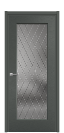 Дверь межкомнатная Рино 1 Цвет Пихтовый Brash Покрытие Эмаль брашированная  Наличник L 50 Цена 47415