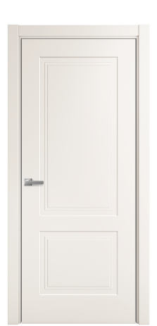 Дверь межкомнатная Рино 2 Цвет Молочный Покрытие Эмаль  Наличник L 75 Цена 40475