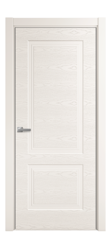 Дверь межкомнатная Рино 2 Цвет Молочный Brash Покрытие Эмаль брашированная  Наличник L 75 Цена 44375