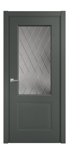 Дверь межкомнатная Рино 2 Цвет Пихтовый Brash Покрытие Эмаль брашированная  Наличник L 75 Цена 47215