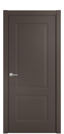 Дверь межкомнатная Рино 2 Цвет Коричневый Brash Покрытие Эмаль брашированная  Наличник L 75 Цена 44375