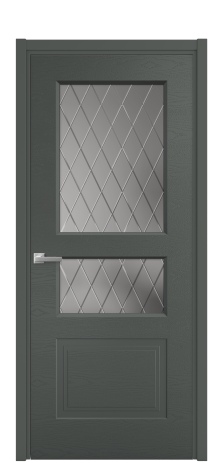 Дверь межкомнатная Рино 4 Цвет Пихтовый Brash Покрытие Эмаль брашированная  Наличник L 50 Цена 46500