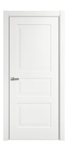 Дверь межкомнатная Рино 4 Цвет Белый Покрытие Эмаль  Наличник L 75 Цена 40475