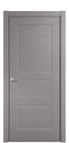 Дверь межкомнатная Рино 4 Цвет Ирис Brash Покрытие Эмаль брашированная  Наличник L 75 Цена 44375