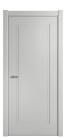 Дверь межкомнатная Plaine 1 Цвет Телегрей Покрытие Эмаль  Наличник L 75 Цена 39475