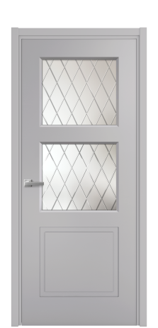 Дверь межкомнатная Плэйн 3 Цвет Галечный Покрытие Эмаль  Наличник L 50 Цена 42243