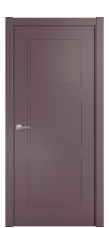Дверь межкомнатная Плэйн 3 Цвет Лиловый Покрытие Эмаль  Наличник L 75 Цена 40668