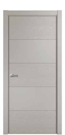 Дверь межкомнатная Линия 01 Цвет Серый Шелк Brash Покрытие Эмаль брашированная  Наличник L 75 Цена 46325