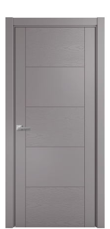 Дверь межкомнатная Linea 02 Цвет Ирис Brash Покрытие Эмаль брашированная  Наличник L 75 Цена 46325