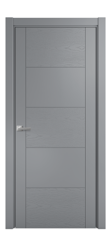 Дверь межкомнатная Линия 02 Цвет Гриджио Brash Покрытие Эмаль брашированная  Наличник L 75 Цена 46325