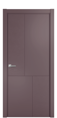 Дверь межкомнатная Линия 04 Цвет Лиловый Brash Покрытие Эмаль брашированная  Наличник L 75 Цена 46325