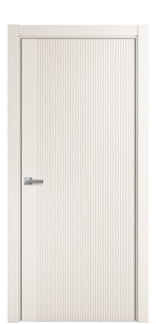 Дверь межкомнатная Mezzo 12 Цвет Молочный Покрытие Эмаль  Наличник L 75 Цена 42475
