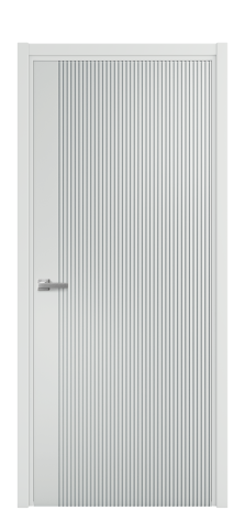 Дверь межкомнатная Mezzo 12 Цвет Облачный Покрытие Эмаль  Наличник L 50 Цена 42475