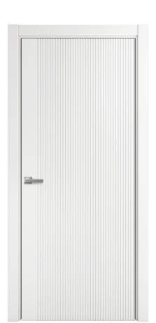 Дверь межкомнатная Меццо 12 Цвет Белый Покрытие Эмаль  Наличник L 75 Цена 42475