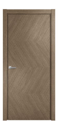 Дверь межкомнатная Unit 01 Цвет Дуб Кофе Покрытие Шпон масло  Наличник L 75 Цена 60675