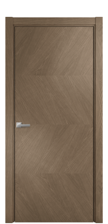 Дверь межкомнатная Юнит 01 Цвет Дуб Мускат Покрытие Шпон натуральный  Наличник L 75 Цена 58050