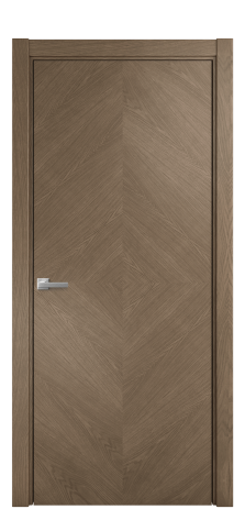 Дверь межкомнатная Unit 02 Цвет Дуб Мускат Покрытие Шпон натуральный  Наличник L 75 Цена 58050