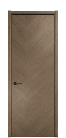 Дверь межкомнатная Юнит 05 Цвет Дуб Шоколад Покрытие ШПОН Дуб с эффектами Наличник Скрытый короб золото Цена 58877
