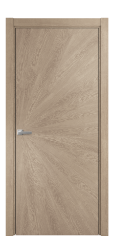 Дверь межкомнатная Юнит 07 Цвет Дуб Песочный Покрытие Шпон натуральный  Наличник L 75 Цена 62050