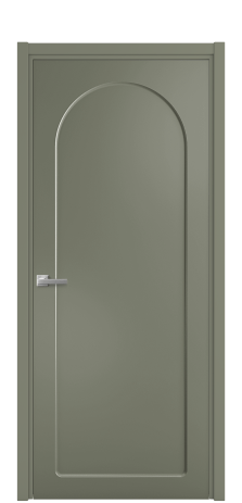 Дверь межкомнатная Anse 3 Цвет Зеленый Покрытие Эмаль  Наличник L 50 Цена 45918