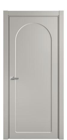 Дверь межкомнатная Ансе 3 Цвет Серый Шелк Покрытие Эмаль  Наличник L 75 Цена 44475