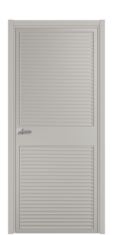 Дверь межкомнатная Спейс 02 Цвет Серый Шелк Покрытие Эмаль  Наличник L 50 Цена 49475