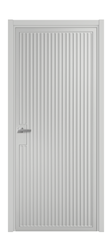 Дверь межкомнатная Спейс 12 Цвет Телегрей Покрытие Эмаль  Наличник L 50 Цена 49475