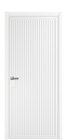 Дверь межкомнатная Space 12 Цвет Белый Покрытие Эмаль  Наличник L 50 Цена 49475
