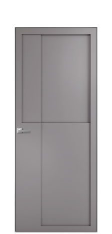 Дверь межкомнатная Подио 02 Цвет Ирис Покрытие Эмаль  Наличник Скрытый короб хром Цена 49450