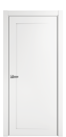 Дверь межкомнатная Podio 03 Цвет Белый Покрытие Эмаль  Наличник L 75 Цена 49475