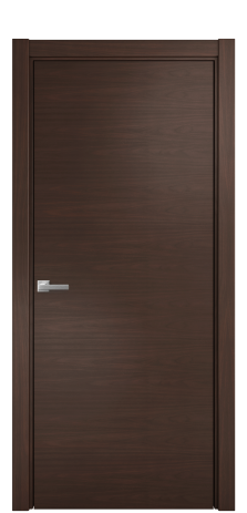 Дверь межкомнатная Porte 39-00 Цвет Каштановый Орех Покрытие Шпон натуральный горизонталь Наличник L 75 Цена 49100