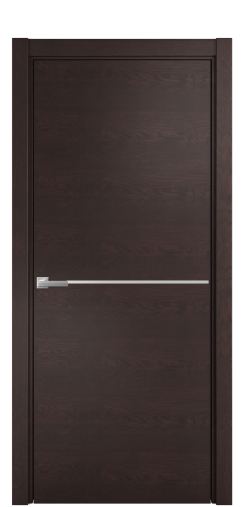 Дверь межкомнатная Slot 10-001 Цвет Мореный Дуб Покрытие Шпон натуральный  Наличник L 75 Цена 48750