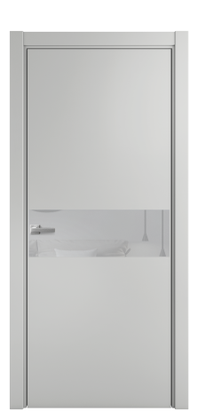 Дверь межкомнатная Ветро 11 Цвет Телегрей Покрытие Эмаль  Наличник L 75 Цена 46075