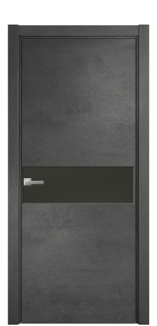 Дверь межкомнатная Ветро 11 Цвет Камень темный Покрытие ПВХ ФАКТУРНЫЕ Наличник L 75 Цена 34100