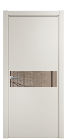 Дверь межкомнатная Ветро 11 Цвет Дымчатый Покрытие Эмаль  Наличник L 75 Цена 46075