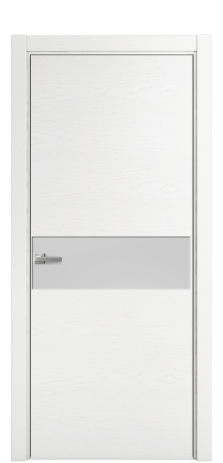 Дверь межкомнатная Ветро 11 Цвет Ясень Белый Покрытие Шпон крашеный  Наличник L 75 Цена 48775