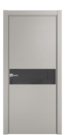 Дверь межкомнатная Ветро 11 Цвет Ясень Серый Шелк Покрытие Шпон крашеный  Наличник L 75 Цена 48775