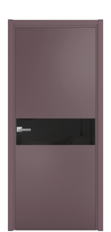 Дверь межкомнатная Vetro 11 Цвет Лиловый Покрытие Эмаль  Наличник L 50 Цена 47073