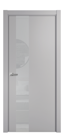 Дверь межкомнатная Ветро 14 Цвет Галечный Покрытие Эмаль  Наличник L 75 Цена 47823