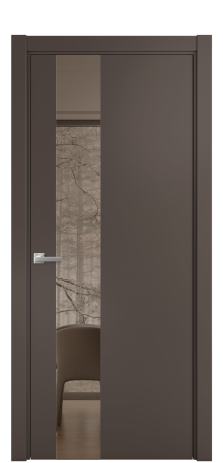 Дверь межкомнатная Ветро 14 Цвет Коричневый Покрытие Эмаль  Наличник L 75 Цена 47573