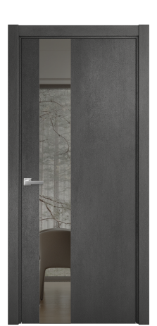 Дверь межкомнатная Ветро 14 Цвет Камень темный Покрытие ПВХ ФАКТУРНЫЕ Наличник L 75 Цена 34600