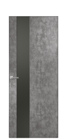 Дверь межкомнатная Ветро 14 Цвет Айс какао Покрытие ПВХ ФАКТУРНЫЕ Наличник Скрытый короб хром Цена 41000