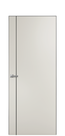 Дверь межкомнатная Ветро 17 Цвет Дымчатый Покрытие Эмаль  Наличник Скрытый короб хром Цена 44950