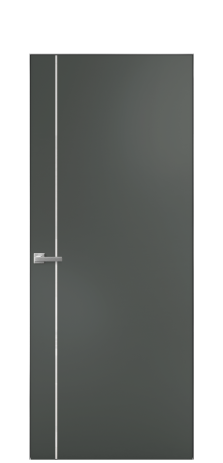 Дверь межкомнатная Vetro 17 Цвет Пихтовый Покрытие Эмаль  Наличник Скрытый короб хром Цена 46418