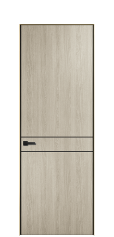 Дверь межкомнатная Слот 10-002 Цвет Мадейра песок Покрытие ПВХ ПОД ДЕРЕВО Наличник Скрытый короб золото Цена 45895